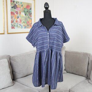 EVERYDAY RITUAL 'Gina' Cotton Breezy Boho Dress / Size XXL